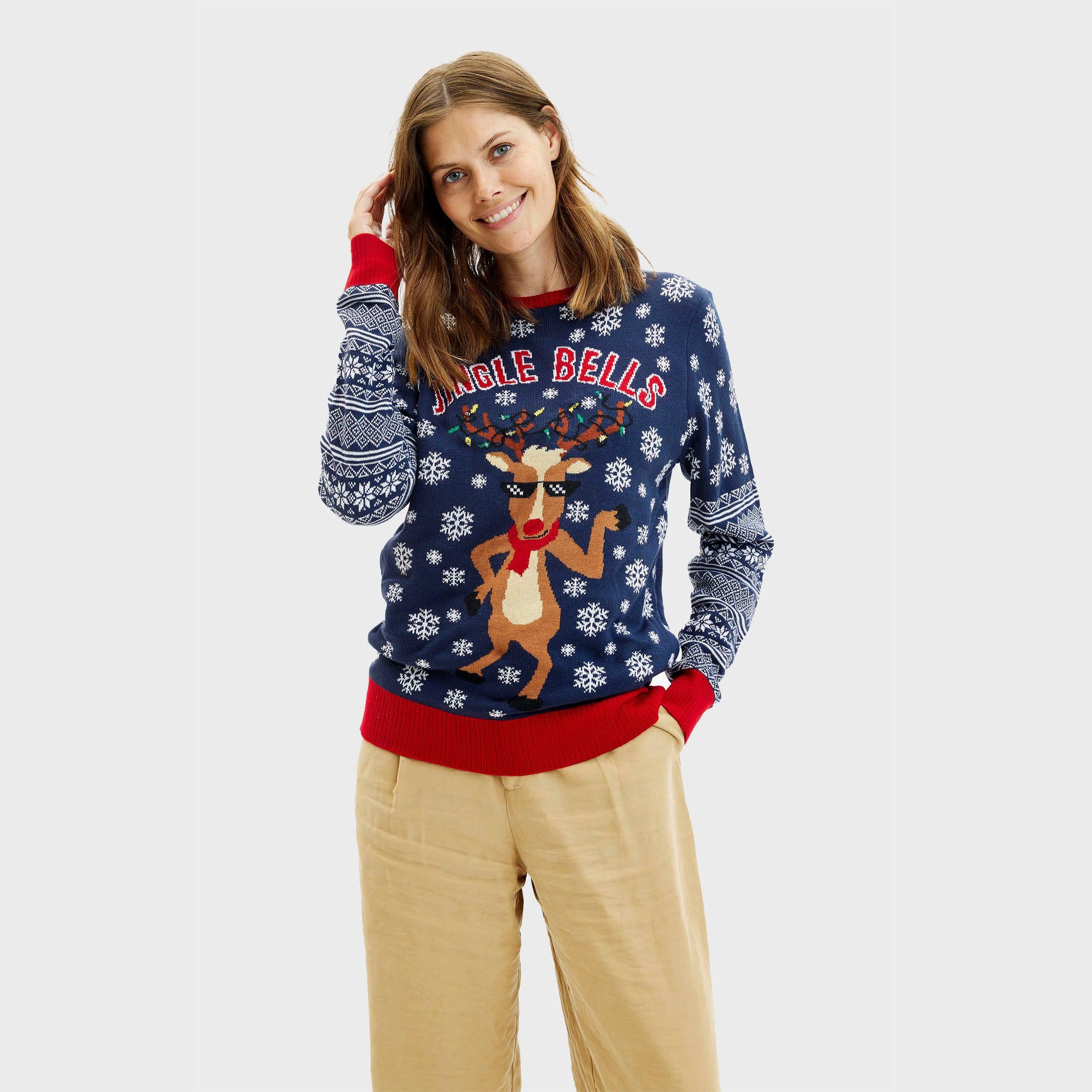 Jingle Bells Maglione Natalizio - Donna